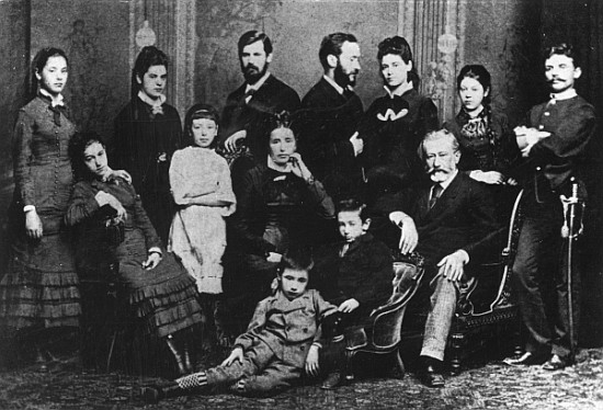 The Freud Family, c.1876 od Austrian Photographer