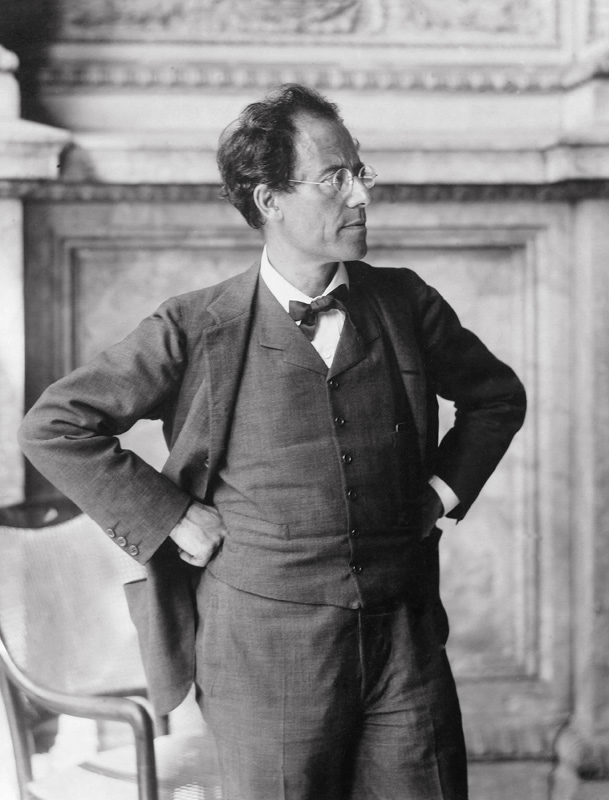 Portrait of Gustav Mahler, 1907 (b/w photo)  od Austrian Photographer (20th century)