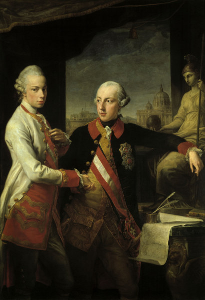 Joseph II , Leopold II od Batoni