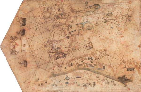 Portolan Chart , Old World od Beccarcio