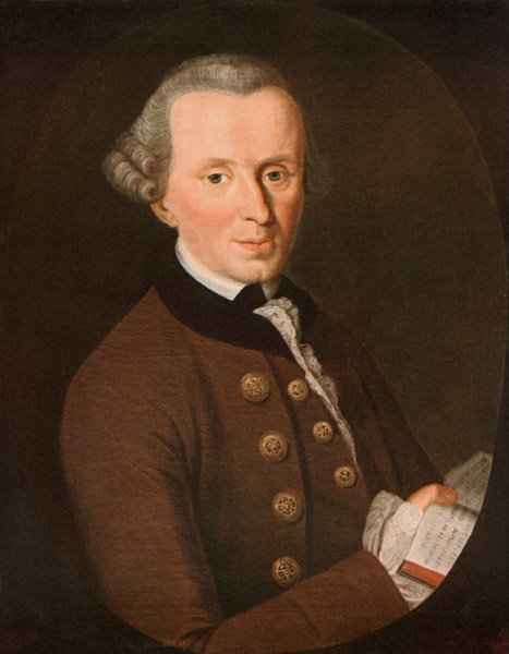 Kant, Immanuel , Portrait od Becker