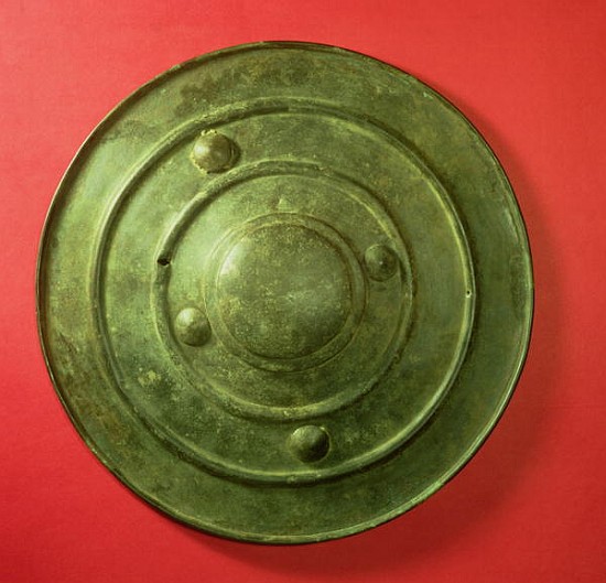 Wittenham Shield, from Long Wittenham, Oxfordshire, Late Bronze Age, c.1200 BC (bronze) od Bronze Age