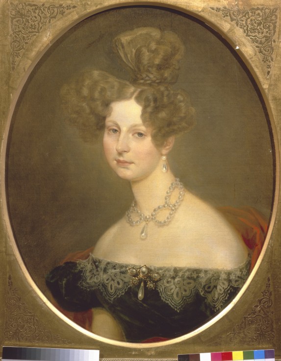 Princess Friederike Charlotte Marie of Württemberg (1807-1873), Grand Duchess Elena Pavlovna of Russ od Brüllow