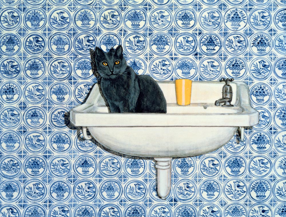 My Bathroom Cat  od Ditz 