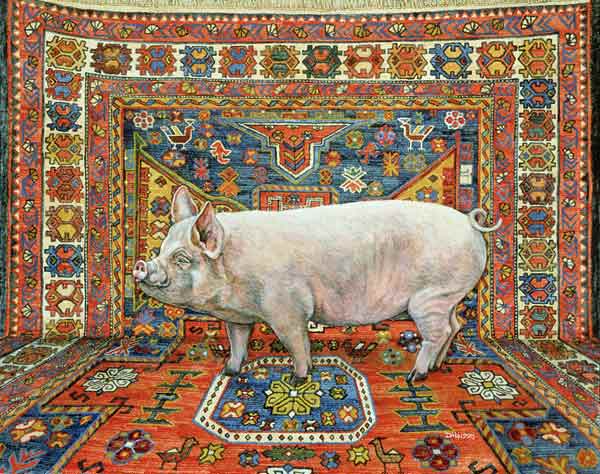 Singleton Carpet Pig  od Ditz 