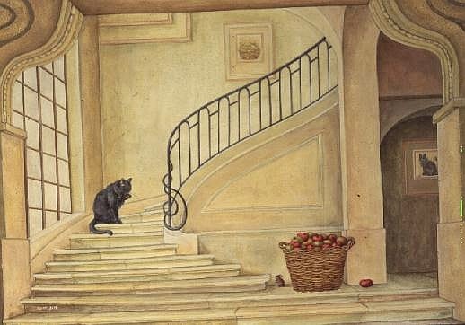 The Stair Cat, 1988  od Ditz 