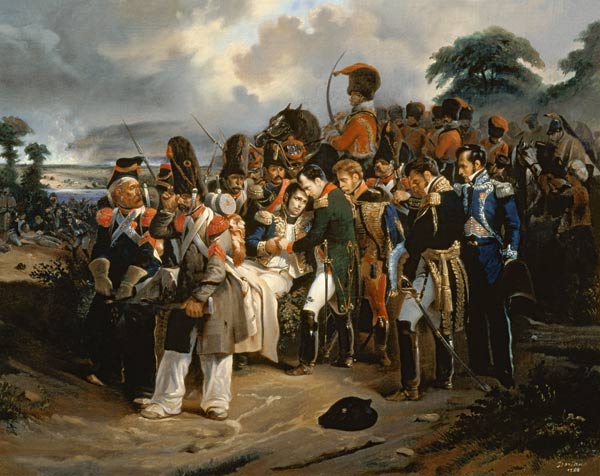 Napoleon bidding farewell to Marshal Jean Lannes od Dorian