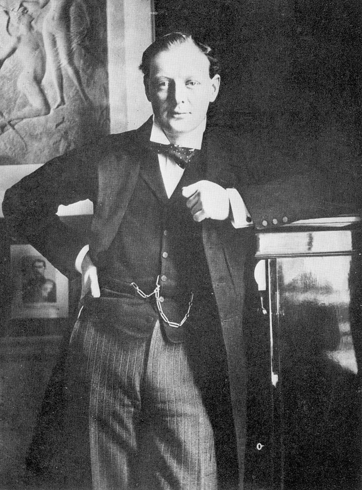 Winston Spencer Churchill in 1904 od English Photographer