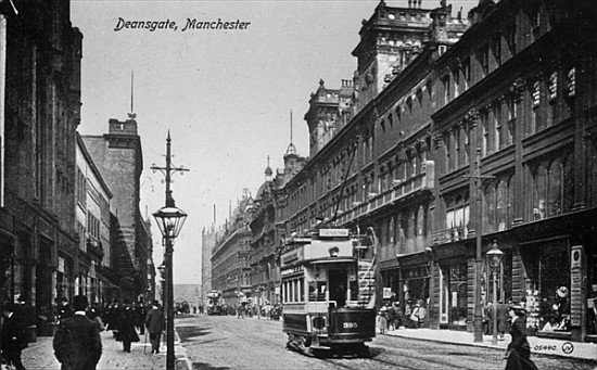 Deansgate, Manchester, c.1910 od English Photographer