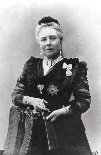Empress Victoria (1840-1901) (b/w photo)  od English Photographer