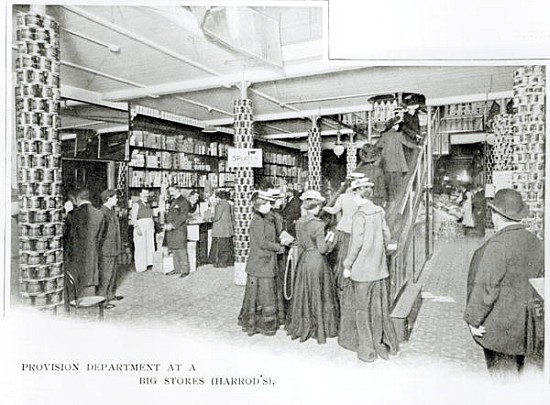 Harrods Provision Department, c.1901 od English Photographer