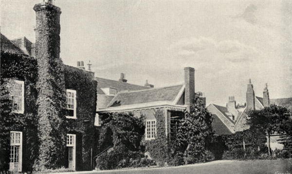 Henry James (1843-1916) house at Rye (b/w photo)  od English Photographer