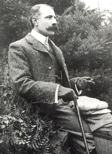Sir Edward Elgar (1857-1934) (b/w photo)  od English Photographer