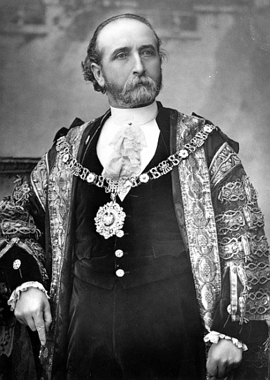 Sir James Whitehead, Lord Mayor of London, c.1888-9 od English Photographer