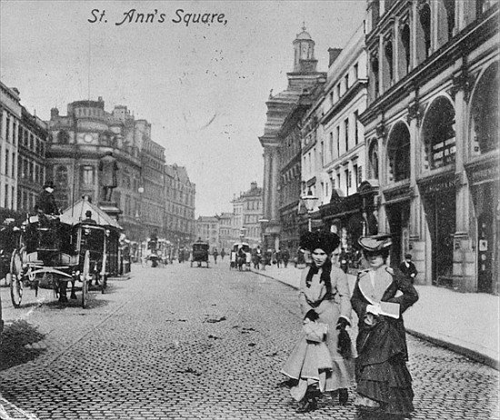 St. Ann''s Square, Manchester, c.1910 od English Photographer