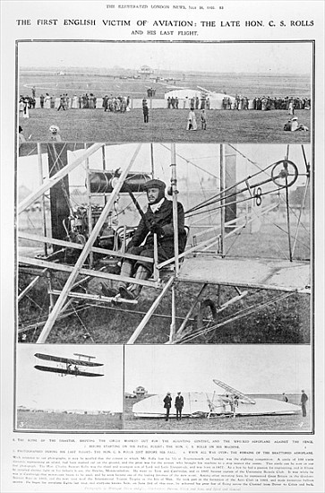 The first English victim of aviation: the Late Hon. C.S. Rolls, and his last flight, from The Illust od English Photographer