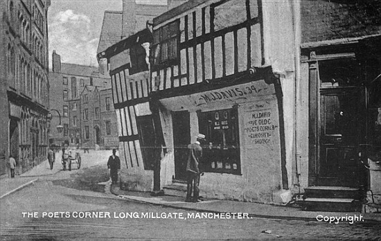 The Poet''s Corner, Long Millgate, Manchester, c.1910 od English Photographer
