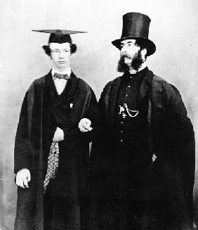 Arthur Munby and his father, c.1851