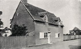 John Bunyan''s (1628-88) house in Bedfordshire (b/w photo) 