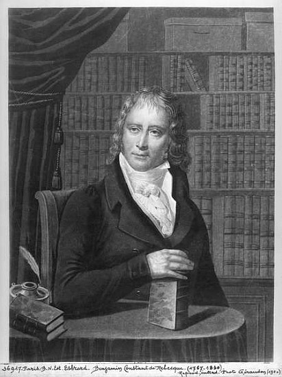 Henri Benjamin Constant de Rebecque (1767-1830) od Esbrard