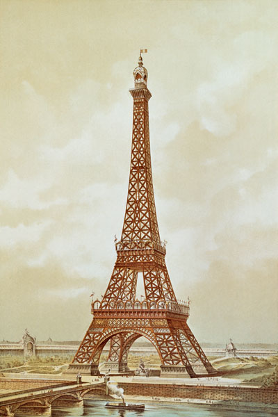 Paris, Eiffel Tower od Fichtenberg