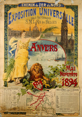 Exposition Universalle, Anvers, 1894 od Fraipont