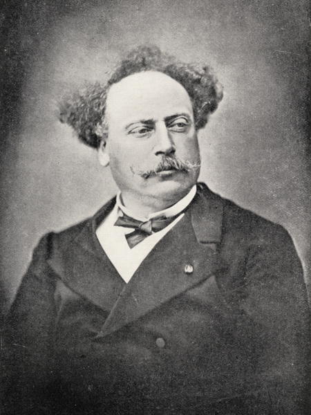 Alexandre Dumas Fils (1824-95) (b/w photo)  od French Photographer