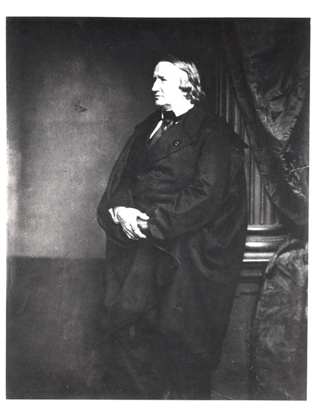 Alfred de Vigny (1797-1863) 1850s (b/w photo)  od French Photographer