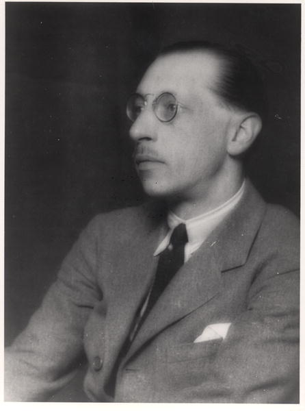 Igor Stravinsky (1882-1971) (b/w photo)  od French Photographer