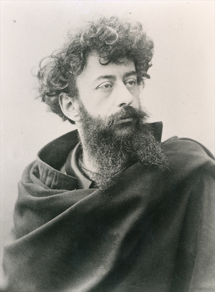 Joseph Peladan (1858-1918) (b/w photo)  od French Photographer