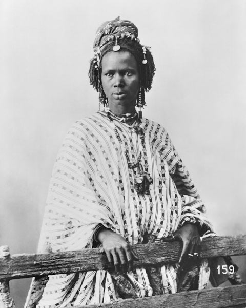 Senegalese woman, c.1900 (b/w photo)  od French Photographer