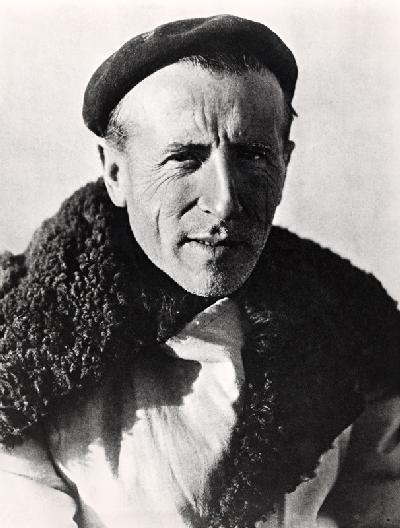 Pierre Teilhard de Chardin (1881-1955) (b/w photo) 