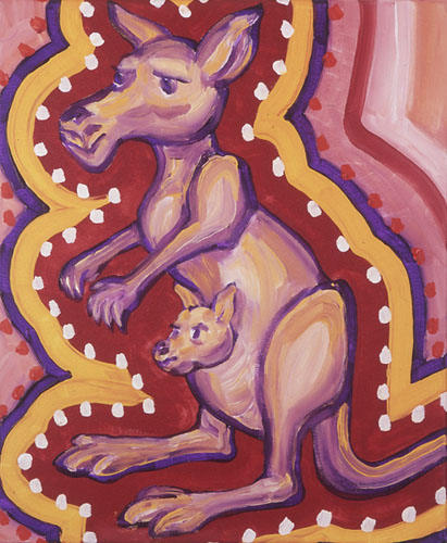 Aboriginal Kangaroo od Funkyzoo