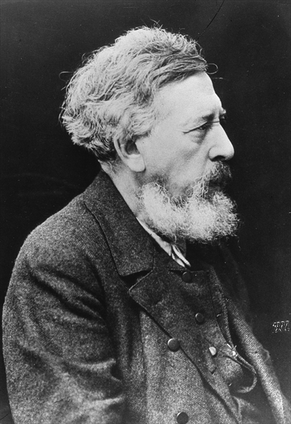 Wilhelm Liebknecht (b/w photo)  od German Photographer