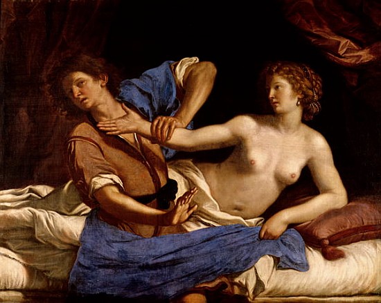 Joseph and the Wife of Potiphar, c.1649 od Guercino (Giovanni Francesco Barbieri)