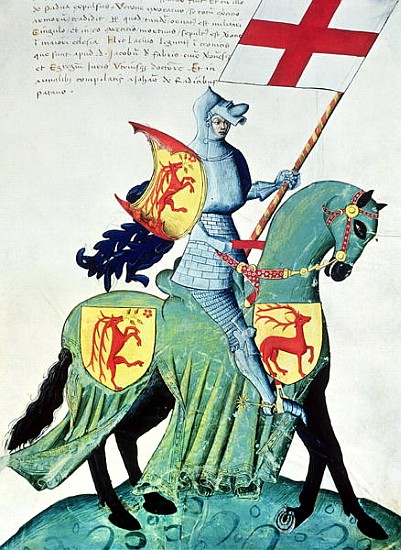 A Knight Carrying the Arms of Verona, from the ''Codex Capodilista'' od Italian School