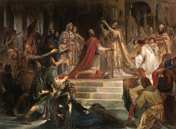 Charlemagne, coronation od Kaulbach