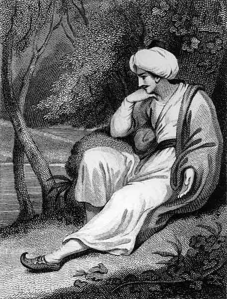 A Persian in Thought; engraved by R.W.Dadley (fl.1816) pub.T.Heptinstall od Kirk