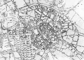 Berlin, town map 1832