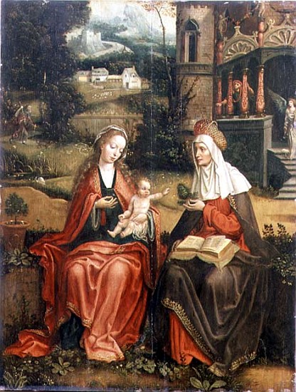 Madonna and Child with St. Anne od Master of 1518