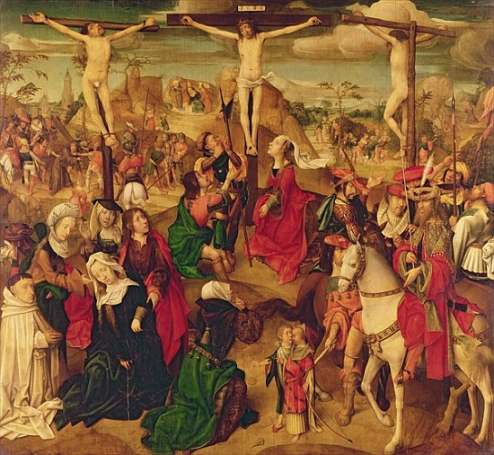 Scenes from the Passion of Christ, 1510 (oil on oak) od Master of Delft