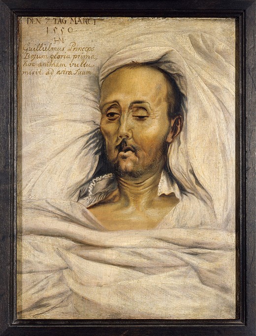 Duke William V of Bavaria on his deathbed od Mielich