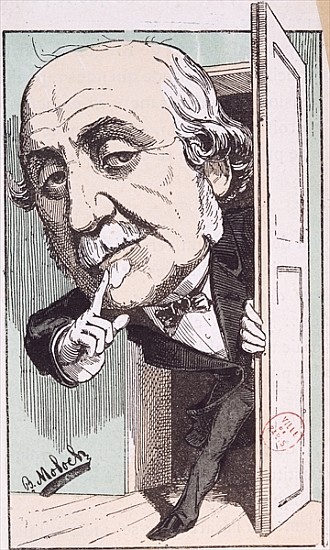 Caricature of Albert, Duc de Broglie (1821-1901) od Moloch (Colomb B.)