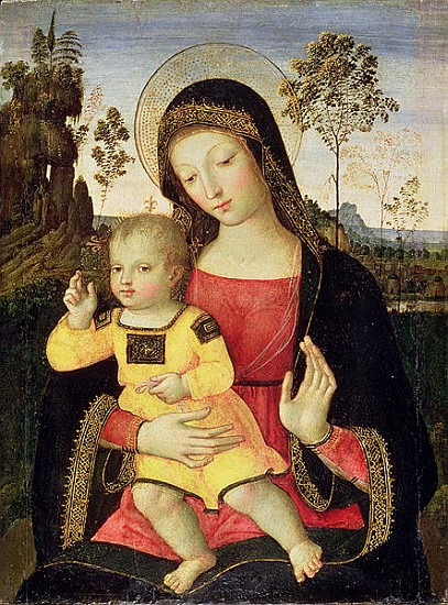 The Virgin and Child, 15th century od Pinturicchio (Bernardino di Biagio)