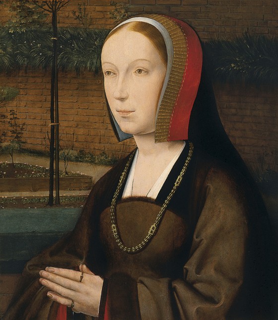 Portrait of a Female Donor od Provost