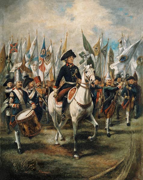 Frederick the Great , Potsdam od Regimente