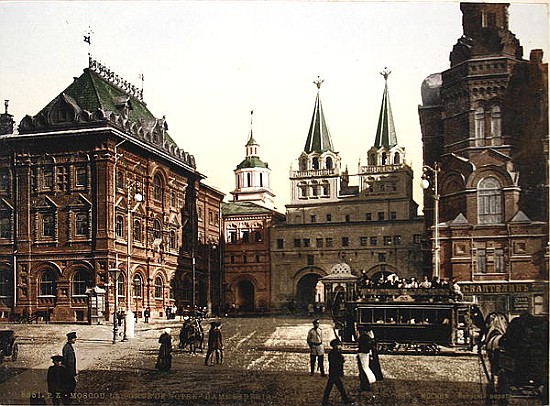 Vintage postcard of Moscow, 1890s od Russian Photographer