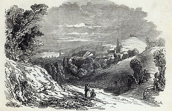 Coburg, from ''The Illustrated London News'', 16th August 1845 od Saxe-Coburg