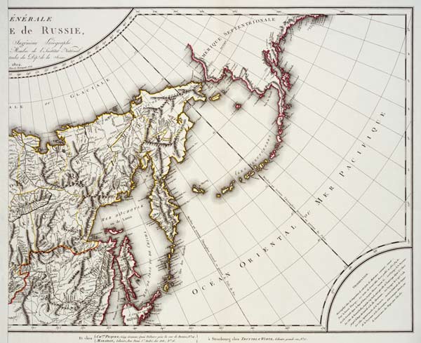 Map of Russia , Tardieu 1812 od Tardieu