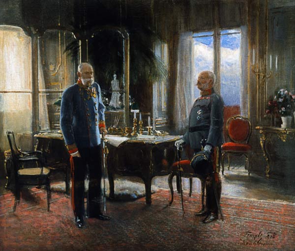 Franz Joseph & Archduke Friedrich od Temple